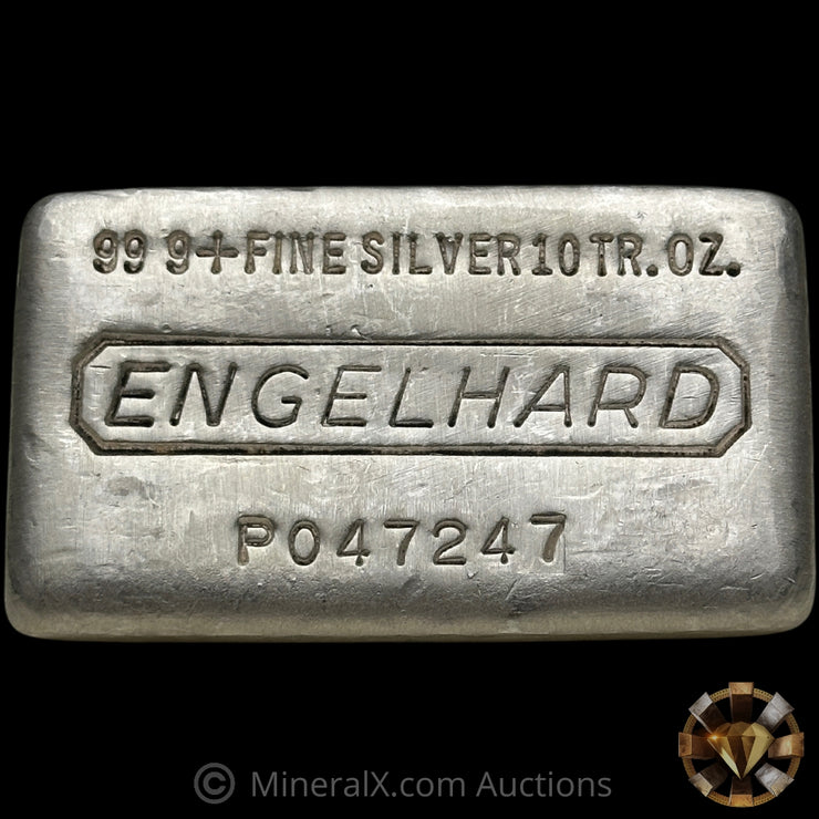 10oz Engelhard Waffleback Vintage Silver Bar