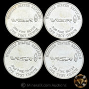 x4 1oz WSR Western States Refining Vintage Silver Coins