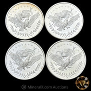 x4 1oz WSR Western States Refining Vintage Silver Coins