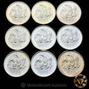 x9 1oz CMX Seattle USA Indian Head Silver Trade Unit Vintage Silver Coins