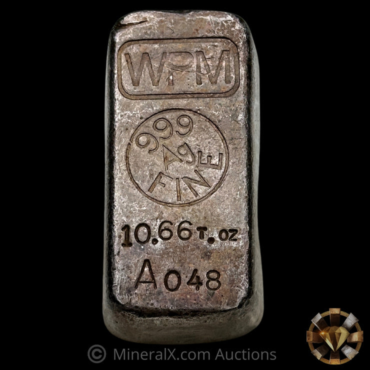 10.66oz WPM Vintage Silver Bar