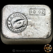 10oz E D Marshall Refiners Vintage Silver Bar