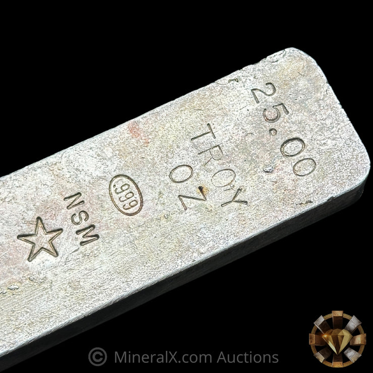 25oz NSM Vintage Silver Bar