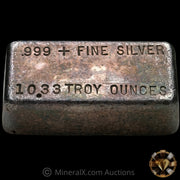 10.33oz HPM Hallmark Precious Metals Seattle Vintage Silver Bar