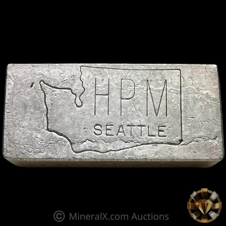 10.16oz HPM Hallmark Precious Metals Seattle Vintage Silver Bar