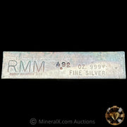 4.92oz RMM Rocky Mountain Mint Vintage Extruded Silver Bar