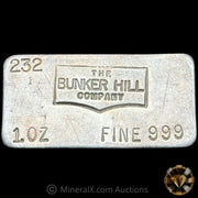 1oz The Bunker Hill Company Vintage Silver Bar