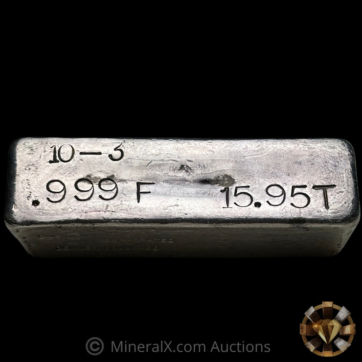 15.95oz C & S Incorporated Denver Colorado Vintage Silver Bar