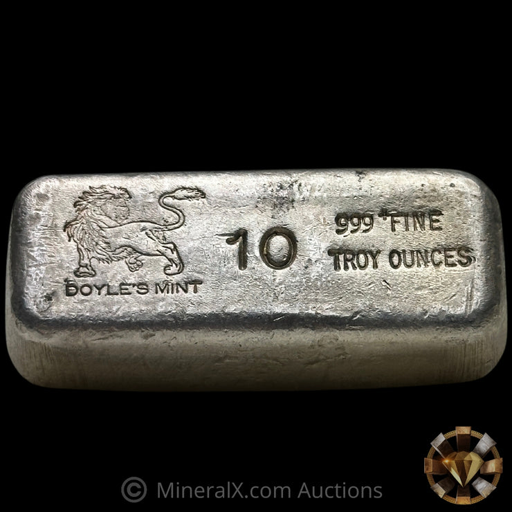 10oz Doyles Mint Vintage Silver Bar