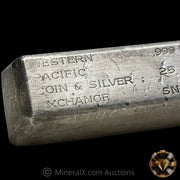 25oz Western Pacific Coin & Silver Exchange Vintage Silver Bar