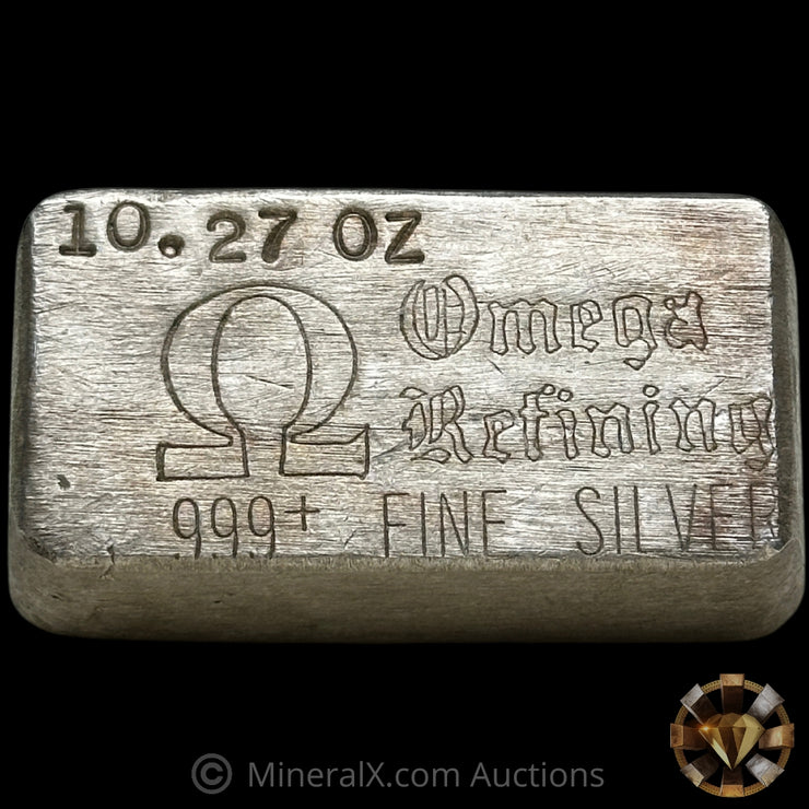 10.27oz Omega Refining Vintage Silver Bar