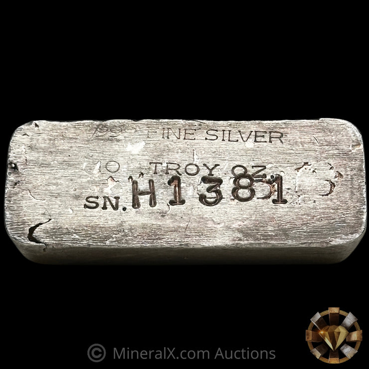 10oz Western Pacific Gold & Silver Vintage Silver Bar