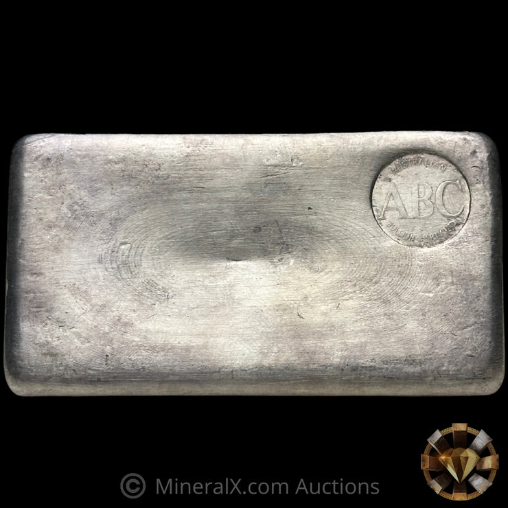 500g (1/2 Kilo) ABC Australian Bullion Company Vintage Silver Bar