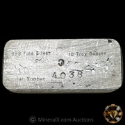 10oz Pure Silver Vintage Silver Bar
