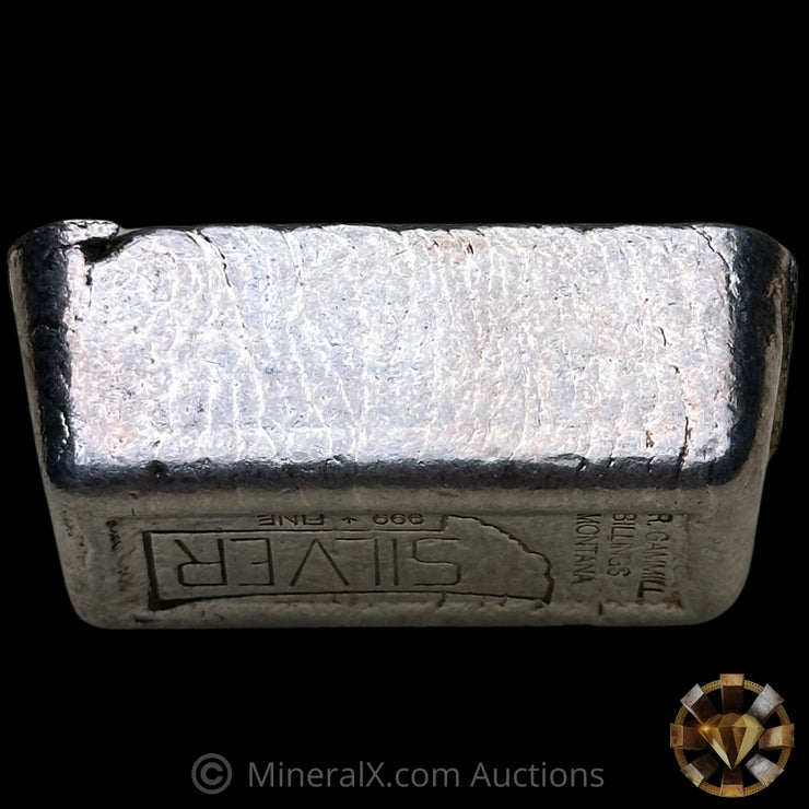 7.75oz R Gammill Billings Montana Vintage Silver Bar