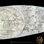 1oz H Alvin Sharpe "Of Mountains And Deserts And Far Flung Seas" Vintage Silver Art Bar