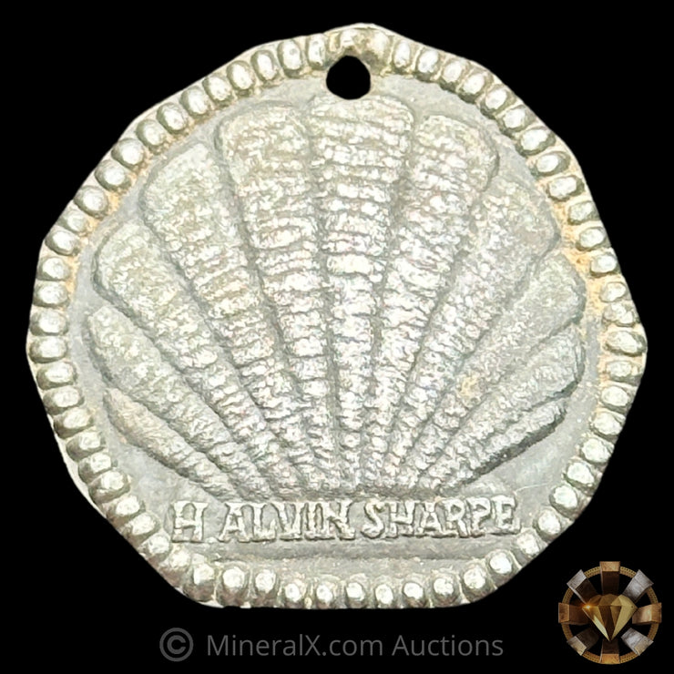 2.4g H Alvin Sharpe Studio Vintage Silver Art Bar / Pendant