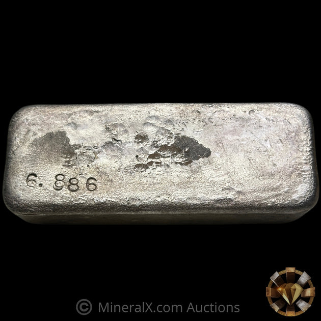 25.1oz GA Golden Analytical Large Hallmark Vintage Silver Bar – MineralX