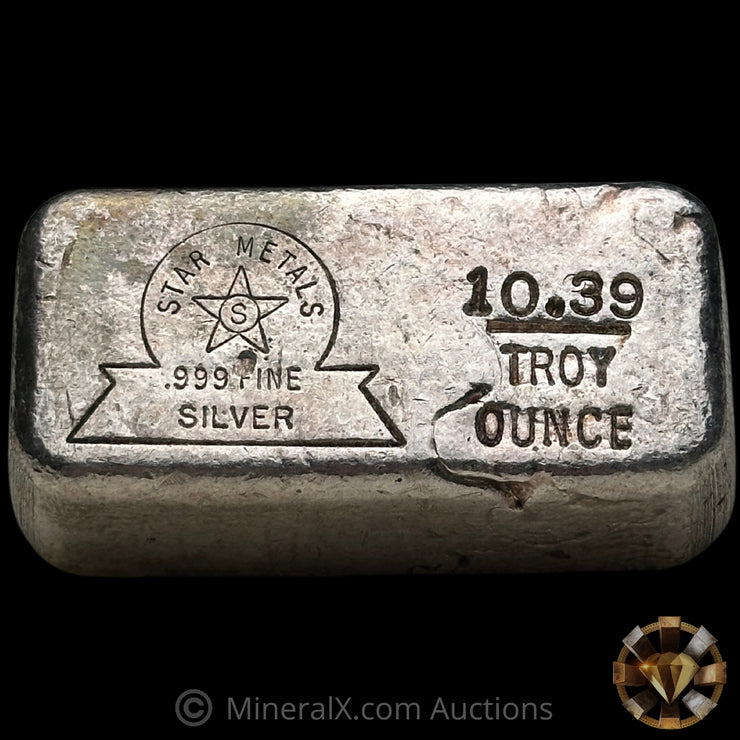 10.39oz Star Metals Vintage Silver Bar