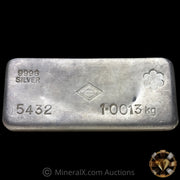 1.0013kg (Kilo) SRM Stanley Robert Mitchell Refiners Australia 4th Series SCCC Counterstamp Vintage Silver Bar
