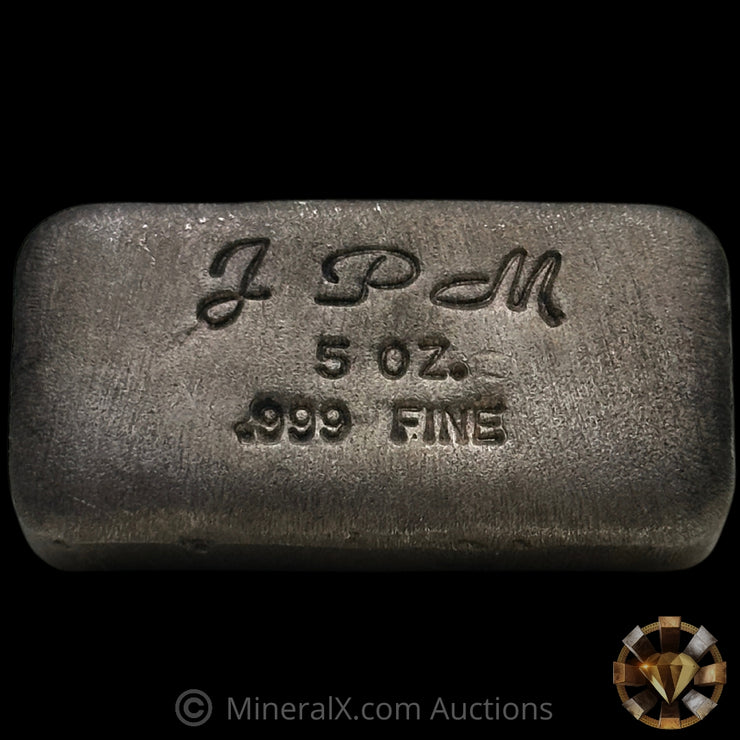 5oz JPM Jackson Precious Metals Vintage Silver Bar