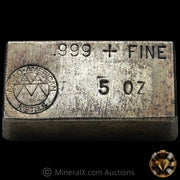 5oz Angelo American Metals Vintage Silver Bar