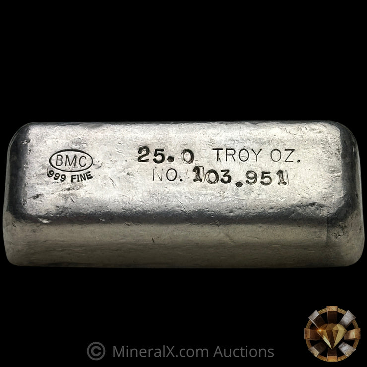 25oz BMC Vintage Silver Bar