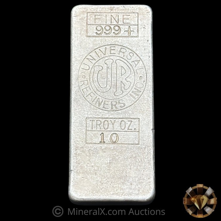 10oz UR Universal Refiners Inc Vintage Silver Bar