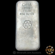 Kilo OPM Ohio Precious Metals Silver Bar