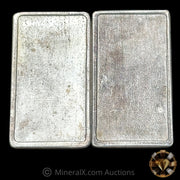 x2 1oz Angelo American Metals Vintage Silver Bars