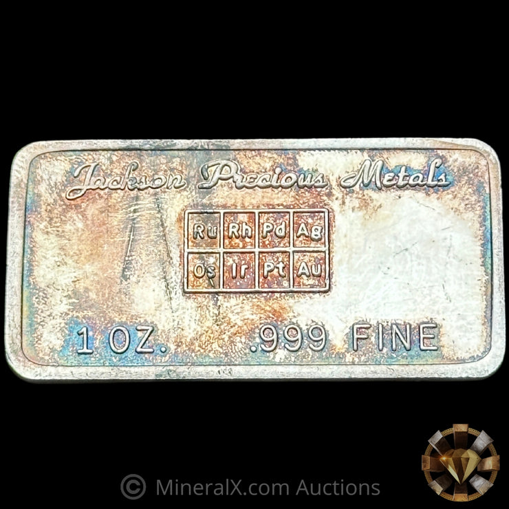 1oz Jackson Precious Metals JPM Vintage Silver Bar