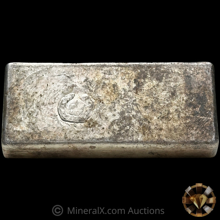 1000g (Kilo) Harrington Metallurgy Australia DCL Counterstamp "No Serial" Vintage Silver Bar