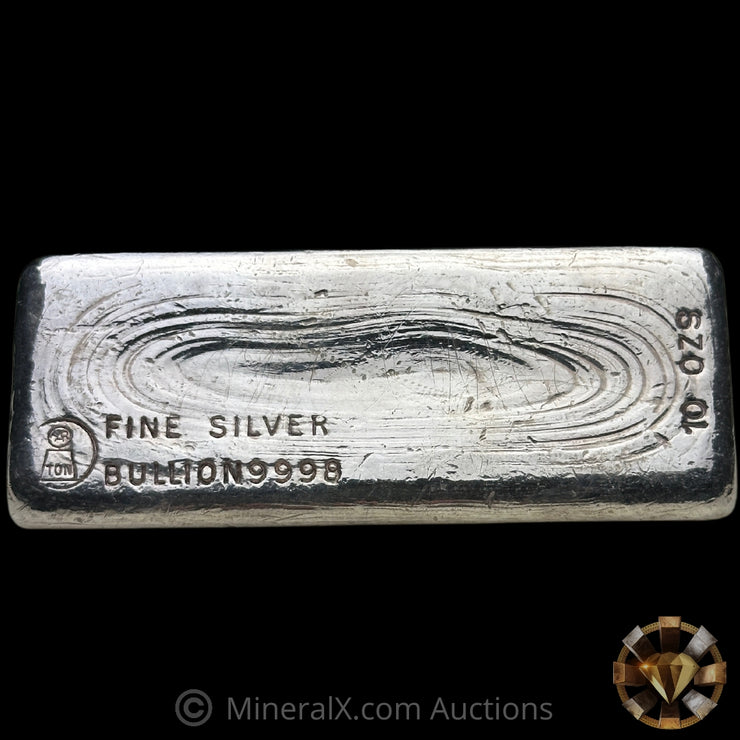 10oz Harrington Metallurgy Australia "OZS" Variety Vintage Silver Bar