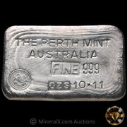 10.11oz The Perth Mint Australia Type B Vintage Silver Bar