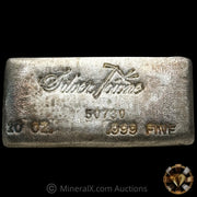 10oz Silvertowne Gridback Vintage Silver Bar