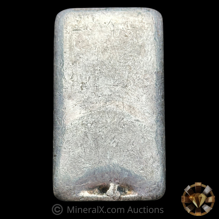 10oz Johnson Matthey JM Reverse Stamp Vintage Silver Bar