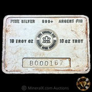 10oz Royal Canadian Mint RCM Vintage Silver Bar With Low Serial