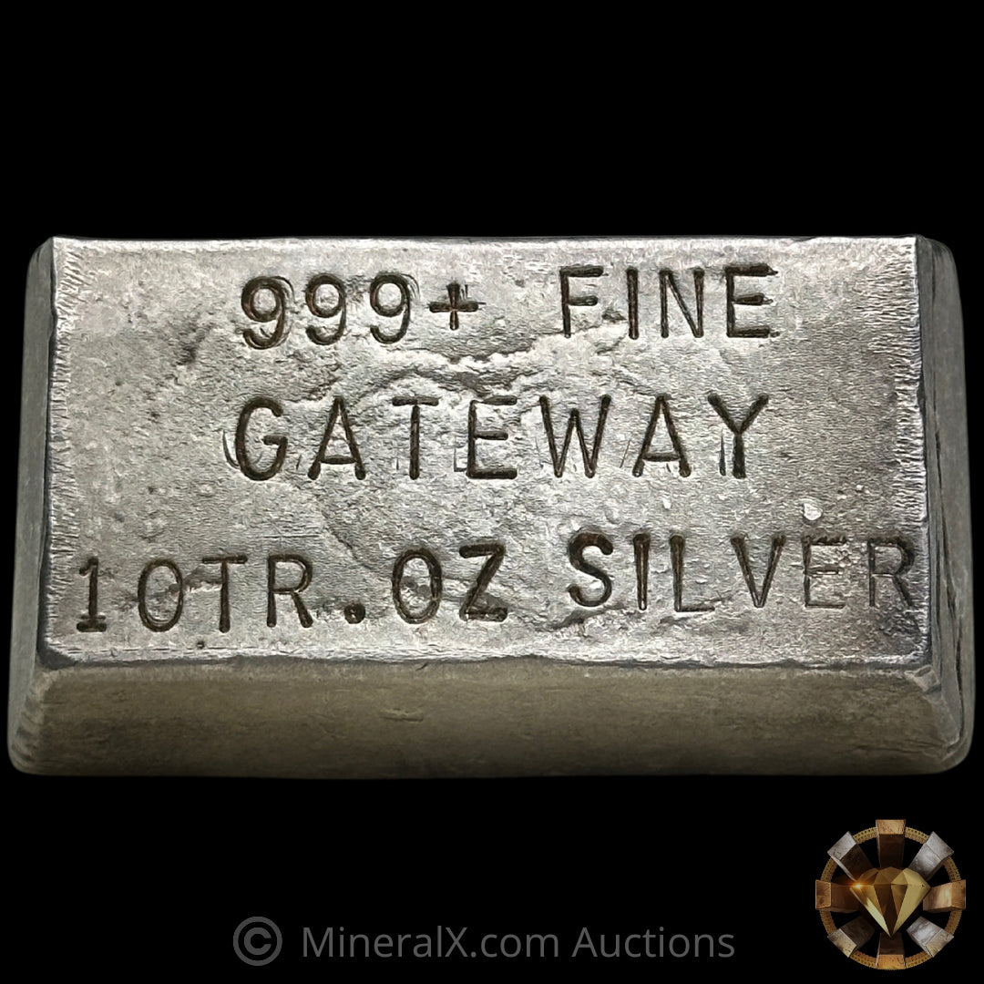 10oz Gateway Vintage Silver Bar – MineralX