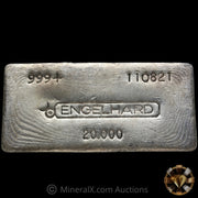 20oz Engelhard Bull Logo Vintage Silver Bar