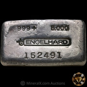 5oz Engelhard Bull Logo Vintage Silver Bar