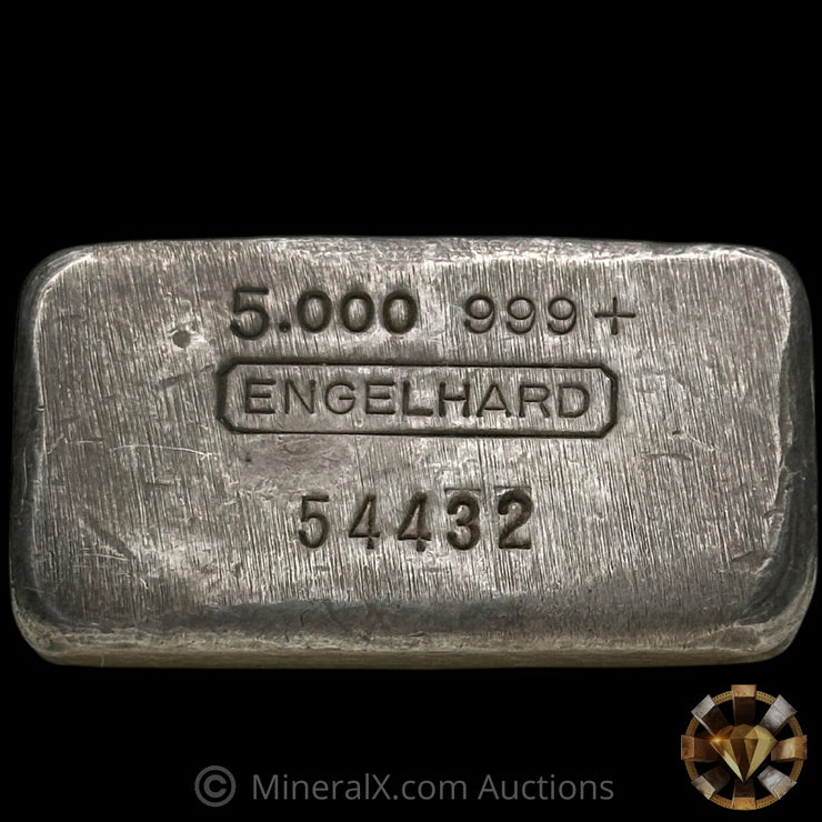 5oz Engelhard 6th Series Vintage Silver Bar