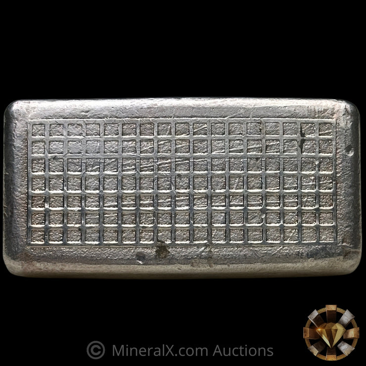 10oz Engelhard 3rd Series "Heavy Grid Reverse" Vintage Silver Bar