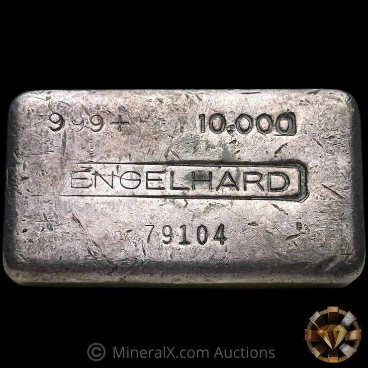 10oz Engelhard 5 Digit Vintage Silver Bar