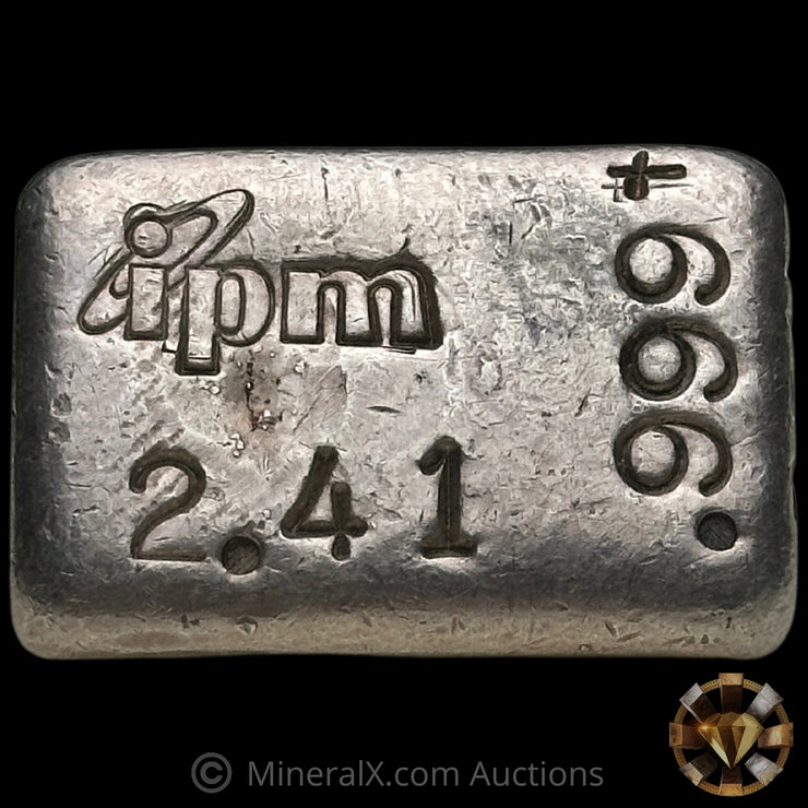 2.41oz IPM International Precious Metals Vintage Silver Bar