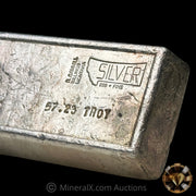 57.23oz R Gammill Billings Montana Vintage Silver Bar With Unique Right Side Hallmark Stamp