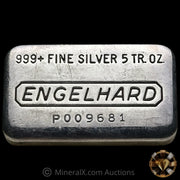 5oz Engelhard P Loaf Vintage Silver Bar