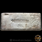 20oz Engelhard Bull Logo Vintage Silver Bar