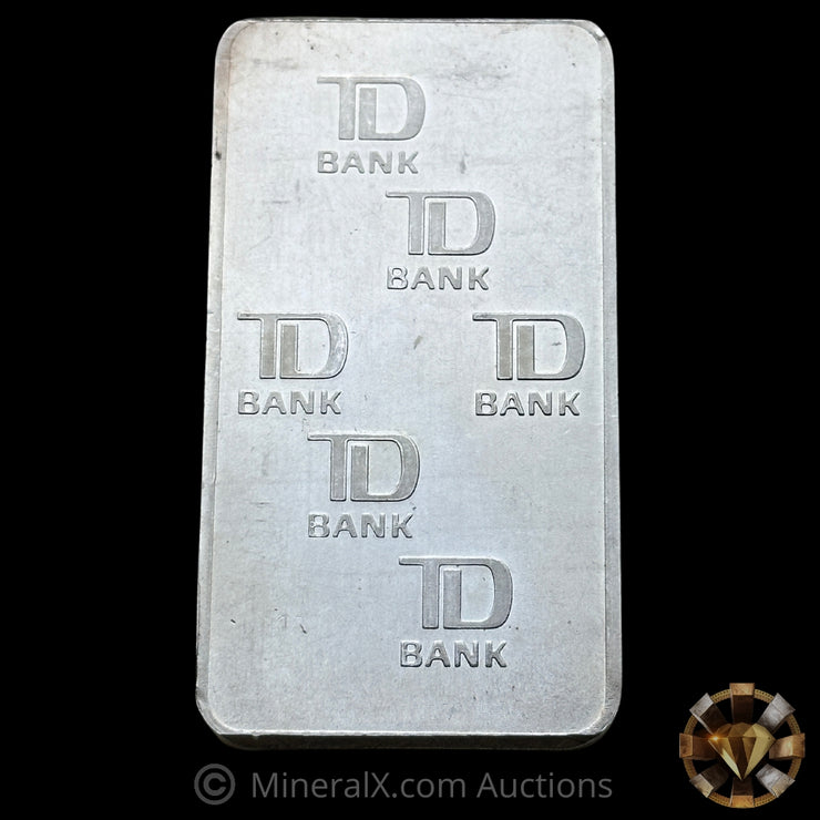 10oz Engelhard Maple Leaf TD Bank Vintage Silver Bar