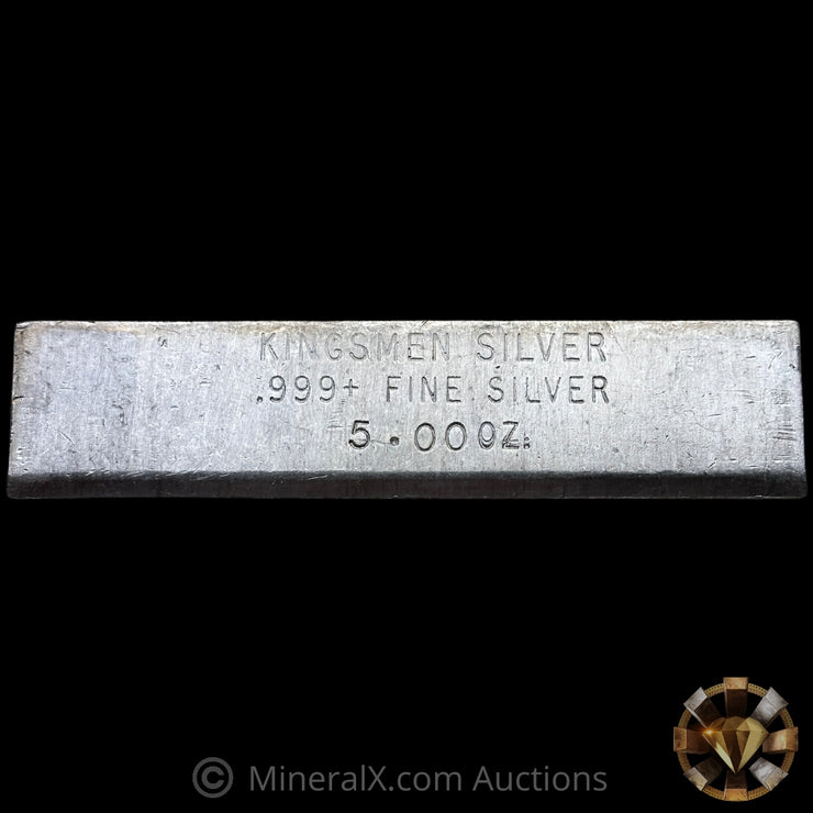 5oz Kingsmen Vintage Silver Bar