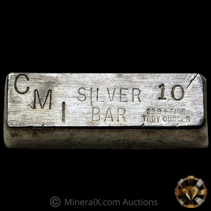 10oz CMI Vintage Silver Bar